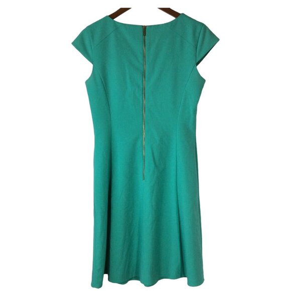 db est. 1962 Light Green Shift Dress, Sleeveless with Pleated Skirt - Picture 2 of 7